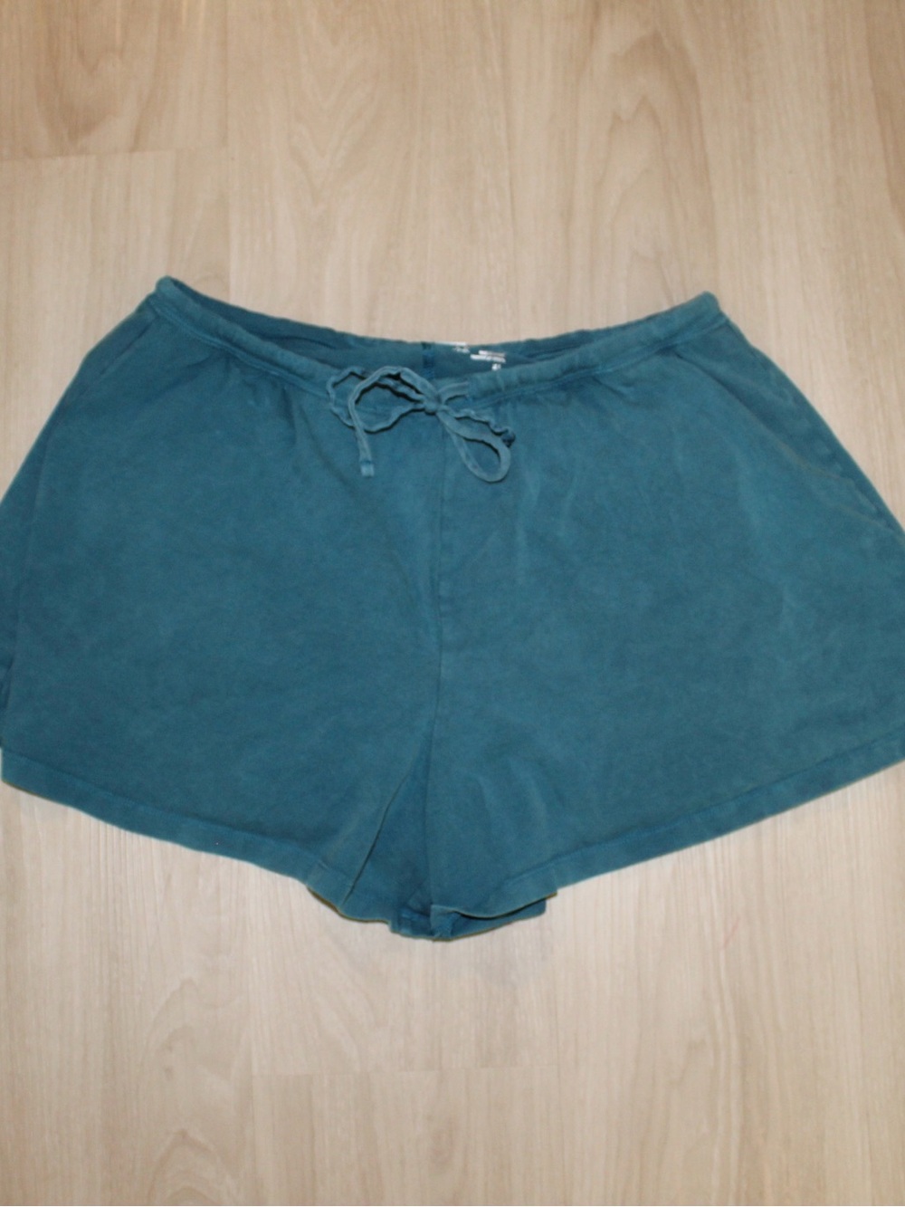Women's Teal Casual Drawstring Shorts